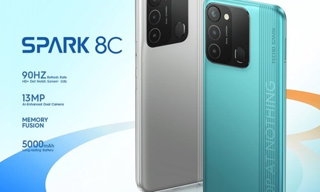 Tecno Spark 8C Price in Pakistan And Specifications