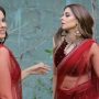 Amar Khan faces severe flak over backless blouse & revealing saree