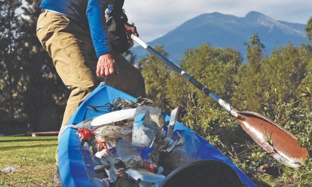 Battle for cleaning up the waste