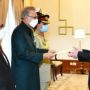 Envoys of four countries present credentials to President Alvi