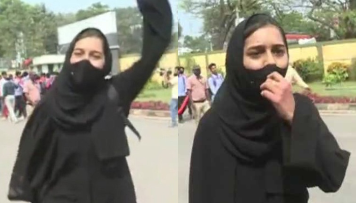 hijab-wearing Muslim