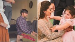 Minal Khan shares a cute video of baby Amal offering Namaz
