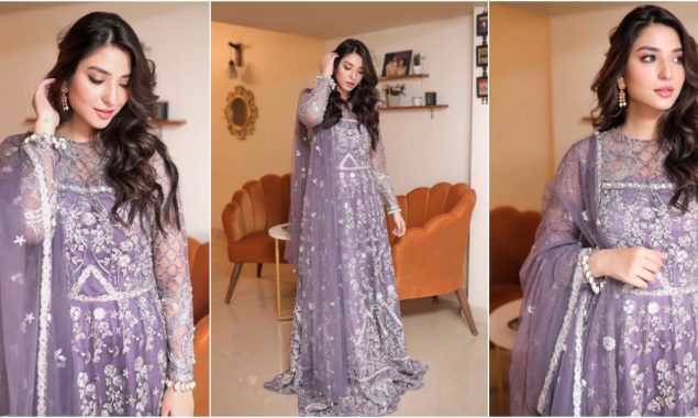 Ramsha Khan is a mauve delight in this lavish outfit, see photos