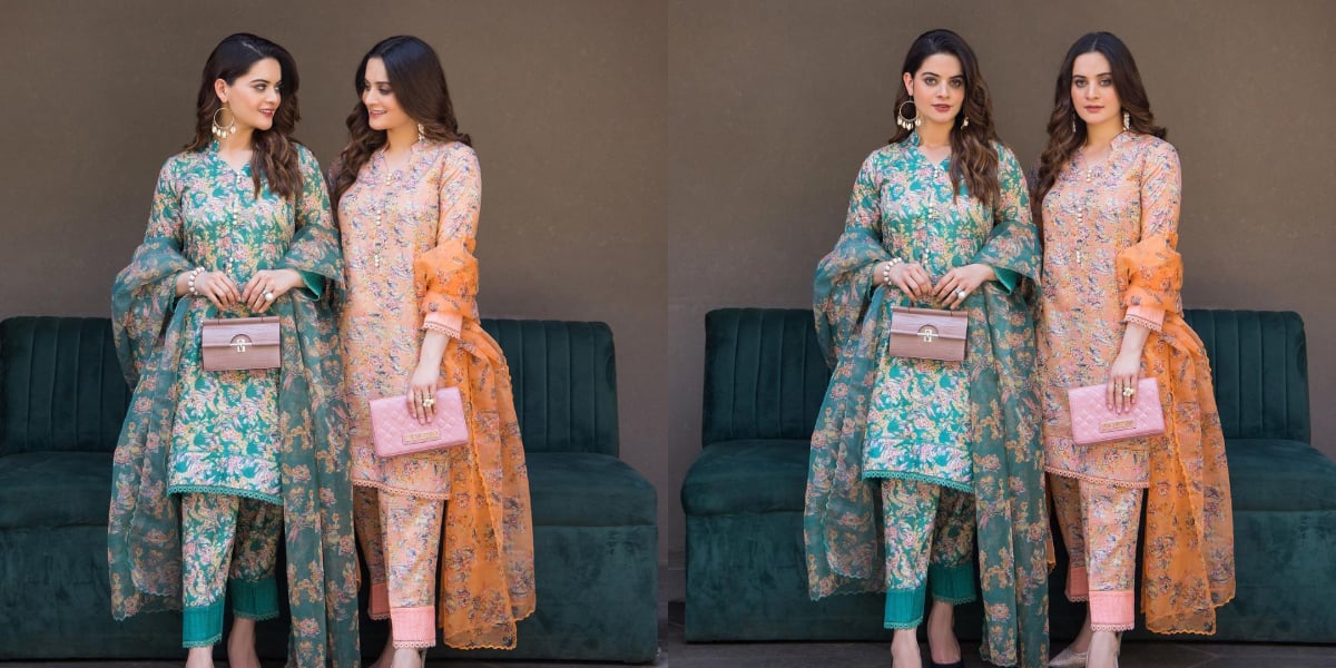Aiman and Minal look dreamy in vibrant floral attire to welcome spring