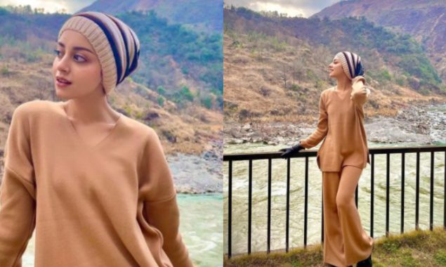 Alizeh Shah enjoys chilly weather amidst the mountains