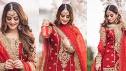 PHOTOS: Aiman Khan made us skip a beat in a red-embellished outfit