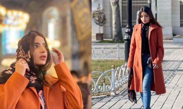 Saboor Aly explores Istanbul's streets after visiting Hagia Sophia Mosque  