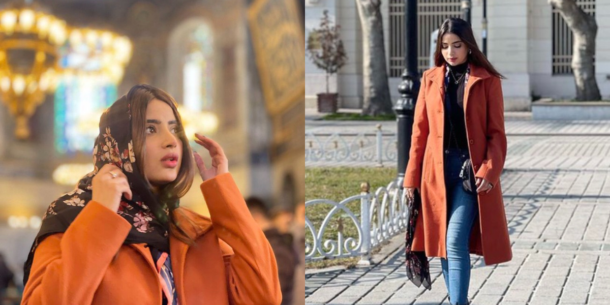 Saboor Aly explores Istanbul's streets after visiting Hagia Sophia Mosque