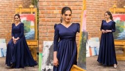Aiman Khan looks ravishing in Blue outfit; see photos