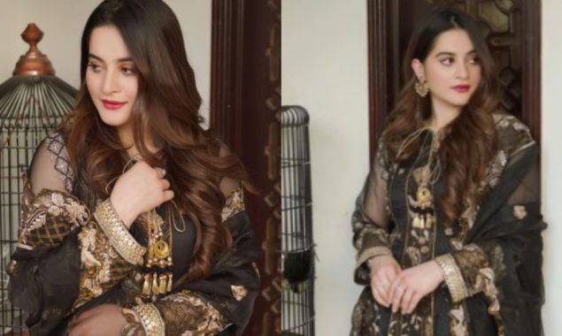 Aiman Khan in black outfit has proved to give a taste of luxe style