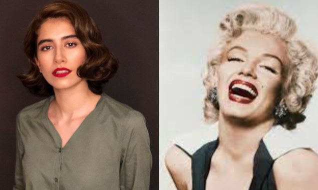 Syra Yousuf flaunts Marilyn Monroe's classic hairstyle