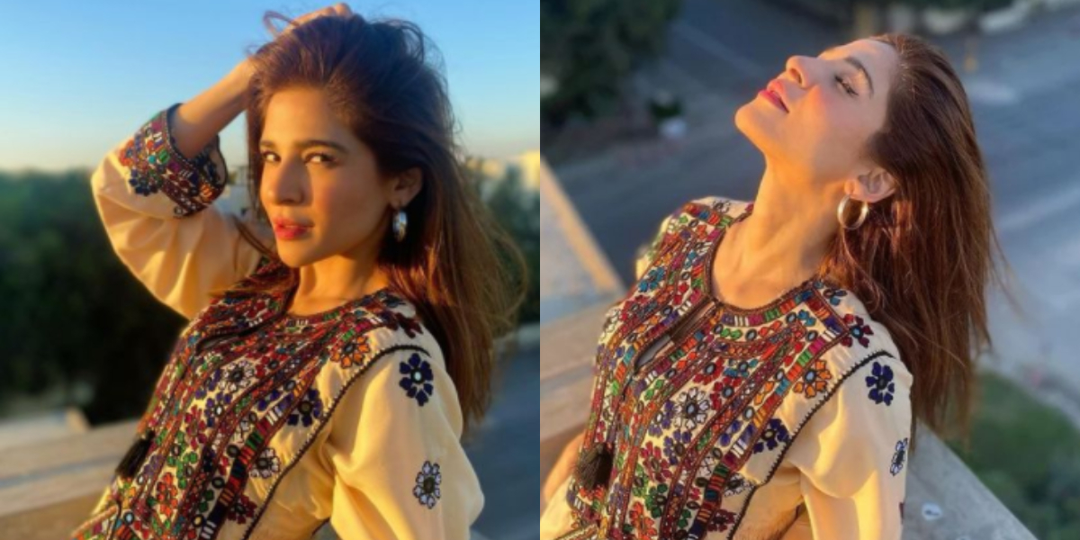 Ayesha Omar shares beautiful sun-kissed snaps in a traditional Sindhi outfit