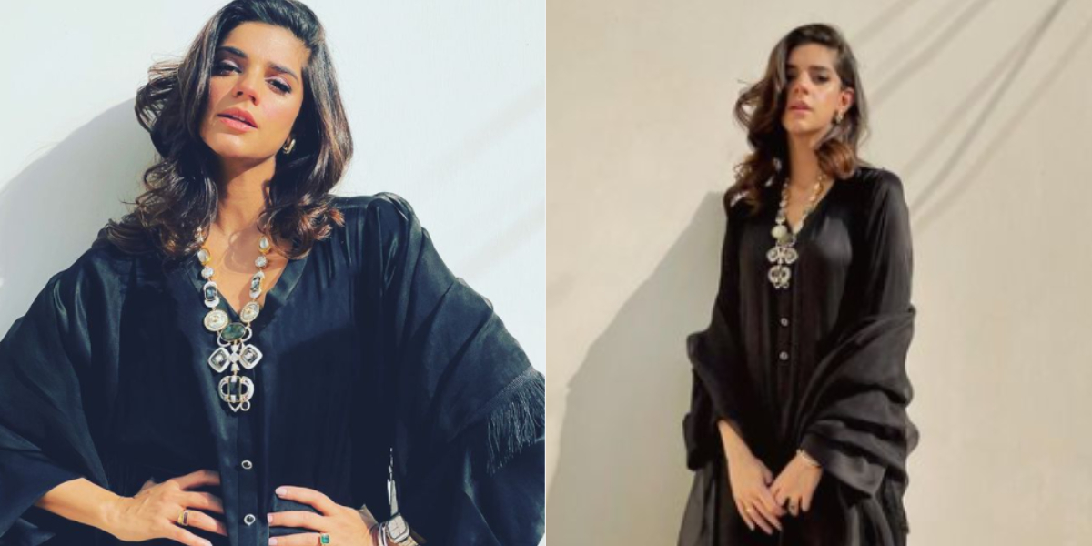 Sanam Saeed is an eternal beauty in this black sheer number