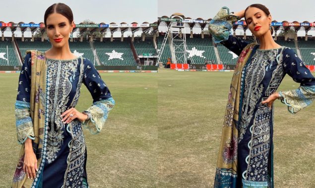 PSL 7: Erin Holland once again flaunts her desi look