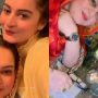 Aiman and Minal enjoy dining out with baby Amal and their mom