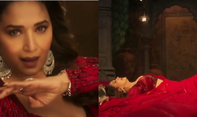 Watch Madhuri Dixit dances to Fame Game song Dupatta Mera