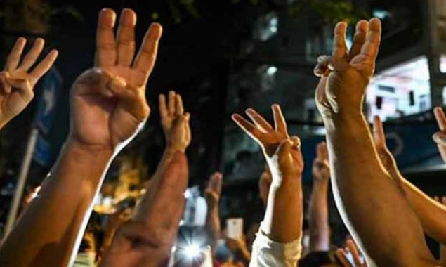 Myanmar protesters defy junta with strike and clapping protests on coup anniversary