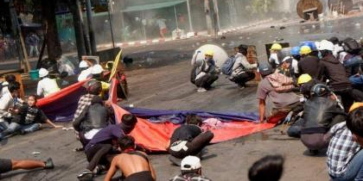 Two killed, 38 injured in Myanmar rally attack on coup anniversary