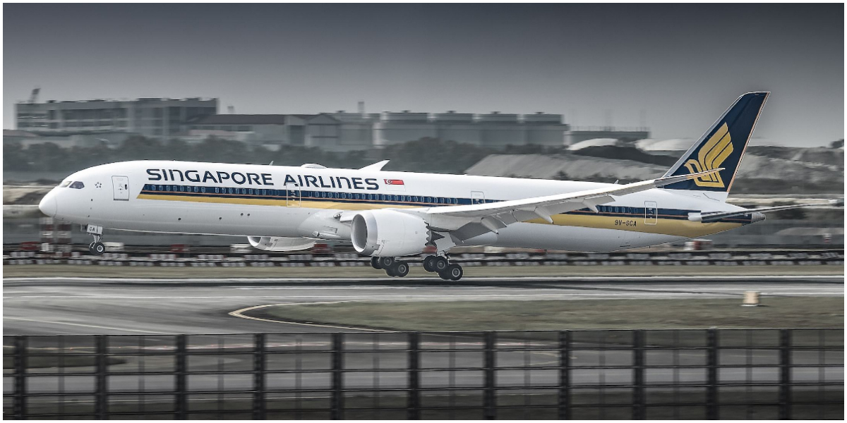 Singapore Airlines flight lands in Indonesia's Bali for 1st time in 2 years