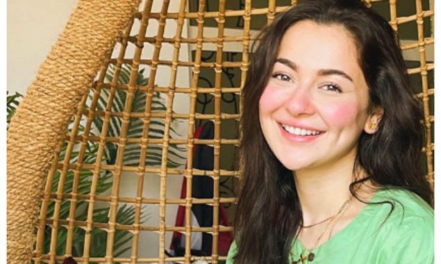Hania Aamir looks pretty in green