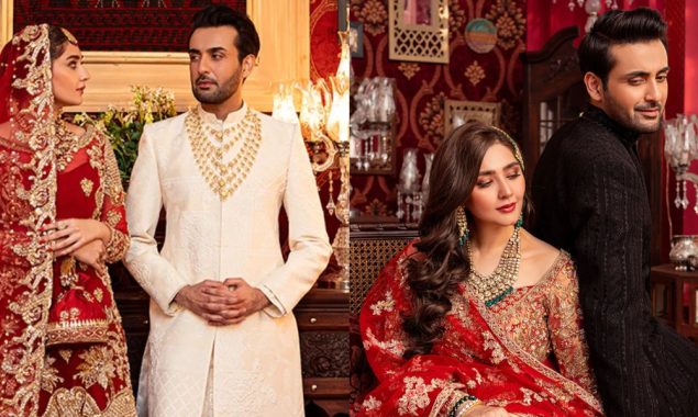 Dur-e-Fishan and Affan Waheed pair-up for a regal photoshoot