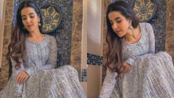 Hareem Farooq dazzles in a powder blue outfit, see photos