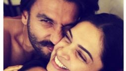 Deepika Padukone, Ranveer Singh shares a romantic kiss on the beach!