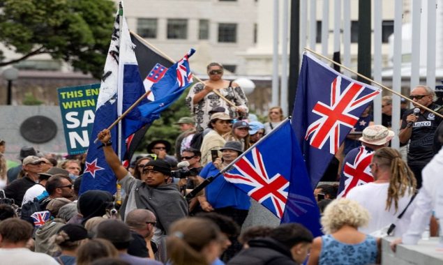 New Zealand convoy protesters vow to stay ‘as long as it takes’