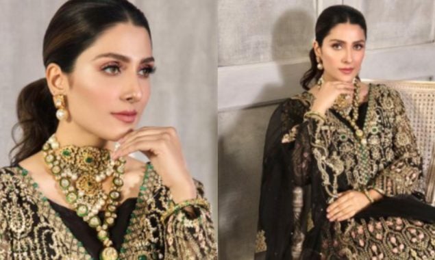 PHOTOS: Ayeza Khan makes for a starry vision in a black outfit