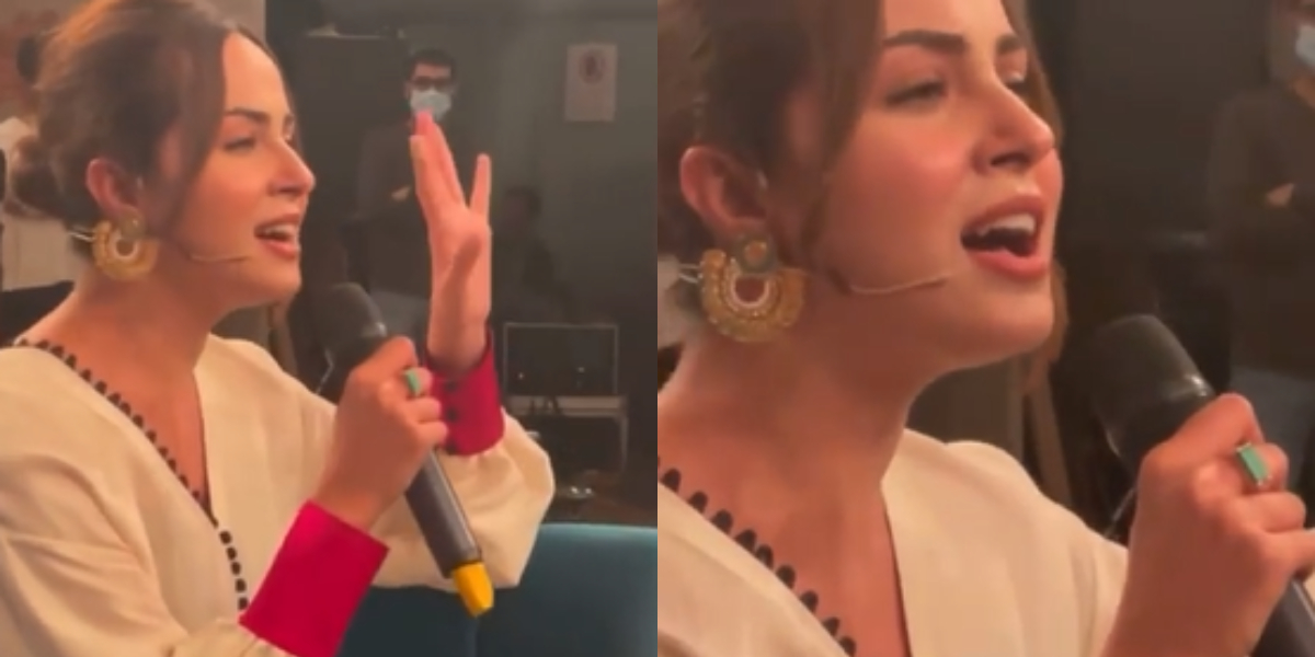 Nimra Khan lovely voice astounds fans, watch video