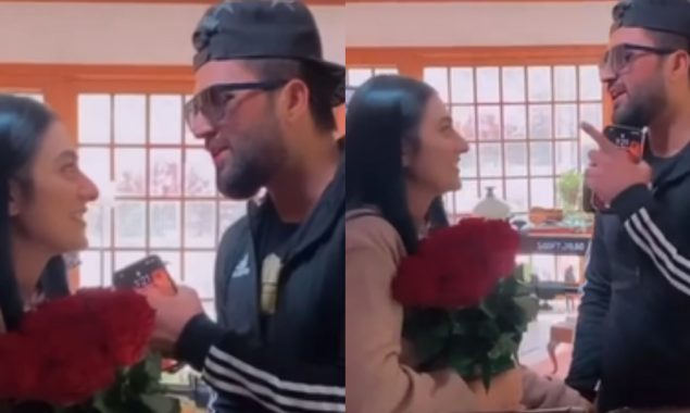 Falak Shabir sings ‘Khoobsurat Hai Wo’ for Sarah Khan on Valentine’s Day 