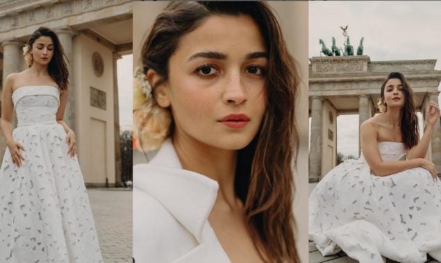 Alia Bhatt looks like a Parisian princess in a white dress