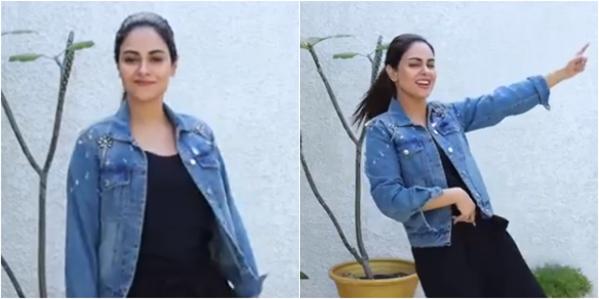 Amar Khan shows off her moves to #WhyNotDanceMeriJaan dance challenge 