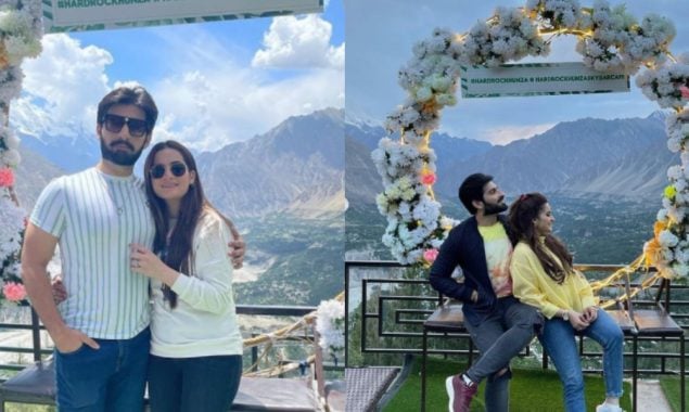 Aiman Khan shares loved-up pictures to wish Muneeb Butt a Valentine’s Day