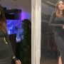 Aima Baig slays in a black ribbed cut-out midi bodycon