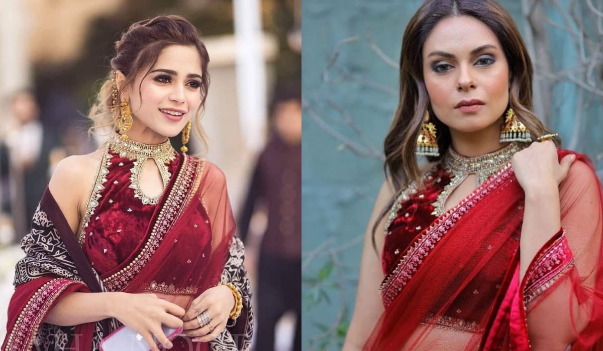 Amar Khan or Aima Baig, who stole the show in a red-hot saree?
