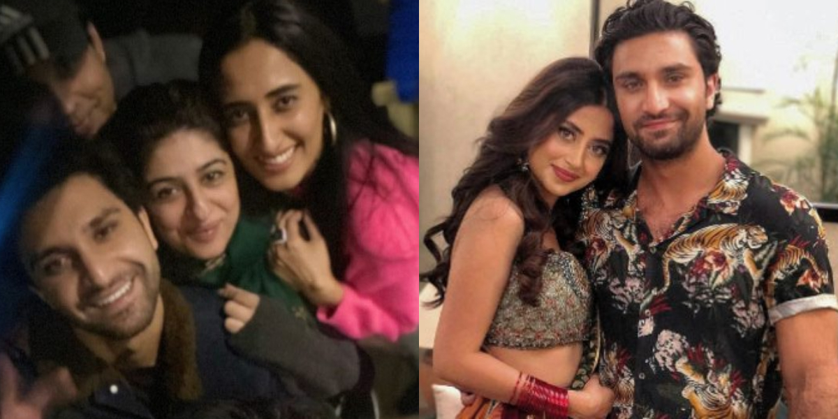 Ahad Raza Mir spotted with friends; fans ask about Sajal Aly absence
