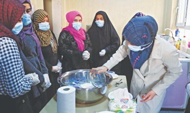 Iraqi women learn to earn bread and butter