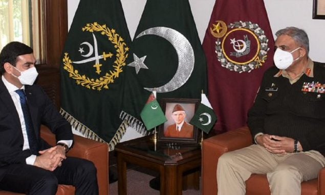 Turkmenistan minister, Gen Bajwa discuss regional situation, bilateral cooperation