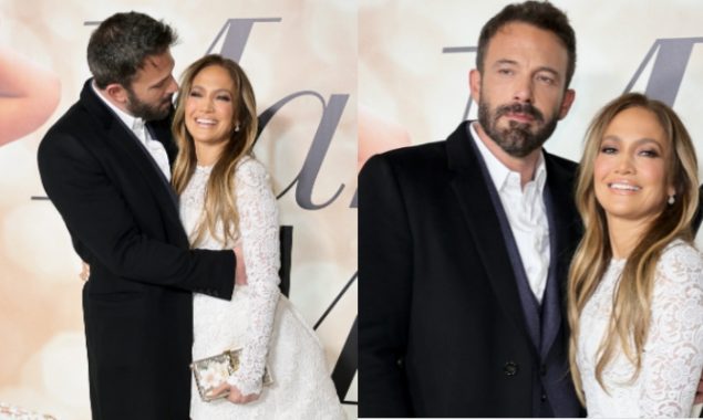 Ben Affleck joins JLo during screening of Marry Me in LA