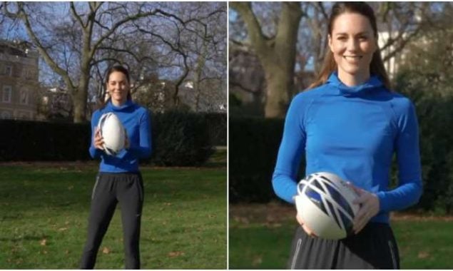 Kate Middleton debuts as Rugby patron