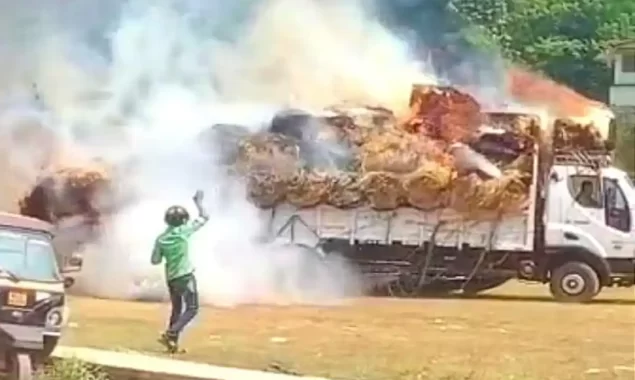 Burning Truck
