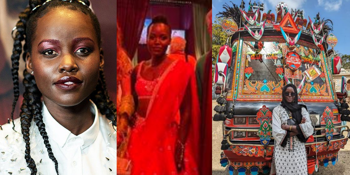 Lupita Nyong'o in Karachi