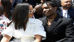 Rihanna mobbed by London fans as she’s spotted in Crystal Palace barber with A$AP Rocky