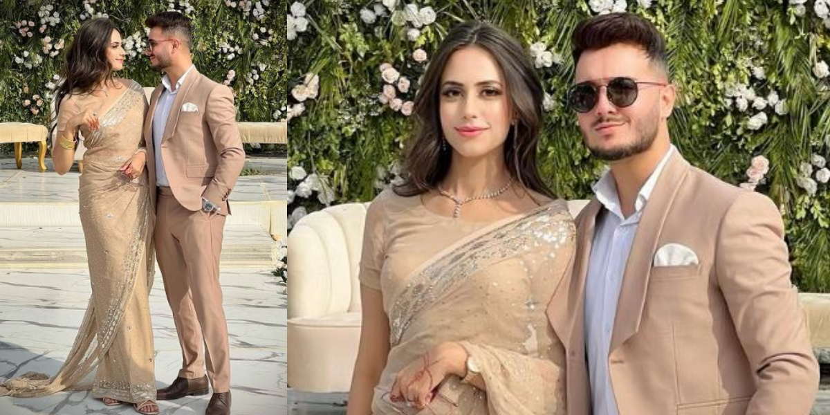 Shahveer Jafry with wife Ayesha Baig