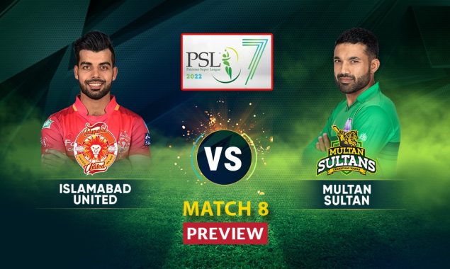 PSL 2022: Islamabad United Vs Multan Sultans | IU VS MS – Match Preview | Predictions
