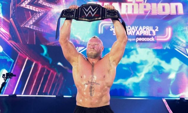 WWE Elimination Chamber 2022 results, recap: Brock Lesnar wins title