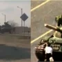 Watch Video: Ukrainian ‘Tank Man’ Tries To Block Russian Military Convoy 