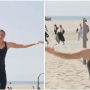Woman sets Guinness World Record by jumping on a rope in high heels
