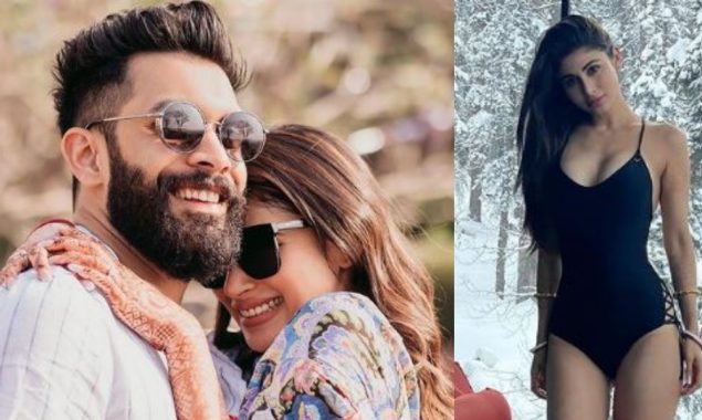 Mouni Roy strikes sensuous poses in this swimsuit amid chilly honeymoon